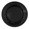 CAC China LV-7-BLK Las Vegas Black Rolled Edge Plate 7 1/4" - 3 Doz -Kitchen - Tableware Plate R E Black 7 1 4 310751 medium