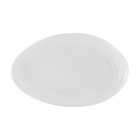 CAC China BHM-13 Bahamas Bone White Platter 12" - 1 Doz 3 CAC China BHM-13 Bahamas Bone White Platter 12" - 1 Doz