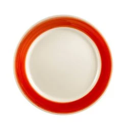 CAC China R-8-R Rainbow Red Plate 9" - 2 Doz