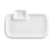 CAC China TRY-RT12 Party Collection Bone White Rectangular Platter 12" - 1 Doz -Kitchen - Tableware Rect Platter 12 312669 medium