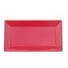 CAC China KC-51-R Color Arts Red Rectangular Platter 14 1/2" - 1 Doz -Kitchen - Tableware Rect Platter Red 14 1 2 310487 medium