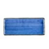 CAC China TUS-RT13-BLU Tucson Starry Night Blue Rectangular Platter 12" - 1 Doz