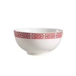 CAC China 105-64 Red Gate Rice Bowl 7 Oz., 4" - 4 Doz