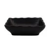 CAC China 666-32-BLK Japanese Style Black Sauce Dish 3 1/4" - 4 Doz