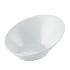 CAC China RCN-SB6 RCN Specialty Slanted Bowl 6 Oz., 6 1/8" - 3 Doz