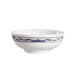 CAC China 103-MB7 Blue Lotus Soup Bowl 36 Oz., 7 1/4" - 2 Doz