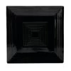 CAC China TG-SQ8-BLK Tango Black Square Plate 8" - 2 Doz
