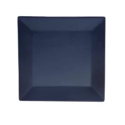 CAC China KC-16-CBU Color Arts Cobalt Blue Square Plate 10" - 1 Doz