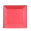 CAC China KC-8-R Color Arts Red Square Plate 8" - 2 Doz -Kitchen - Tableware Square Plate Red 8 310501 medium