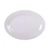 Thunder Group 2010TW Imperial White Melamine Oval Platter 9-7/8" X 7-1/4"