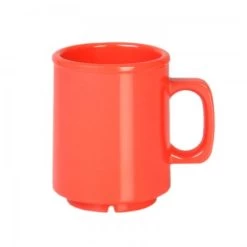 Thunder Group CR9010RD Orange Melamine Mug 8 Oz. - 1 Doz