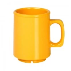 Thunder Group CR9010YW Yellow Melamine Mug 8 Oz. - 1 Doz