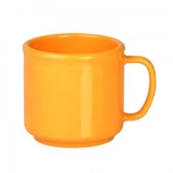 Thunder Group CR9035YW Yellow Melamine Mug, 10 Oz. - 1 Doz