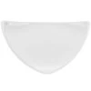 CAC China TRG-21 Festiware White Triangular Flat Plate 11 1/2" - 1 Doz