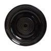 Tuxton CBA-090 Black Concentrix China Plate 9" - 2 Doz