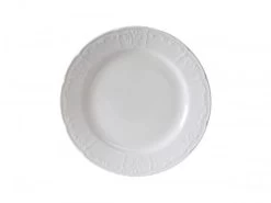 Tuxton CHA-077 Chicago Embossed China Plate 7-7/8" - 3 Doz