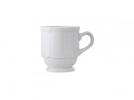 Tuxton CHM-085 Chicago Embossed Stackable Mug 9 Oz. - 3 Doz 3 Tuxton CHM-085 Chicago Embossed Stackable Mug 9 Oz. - 3 Doz