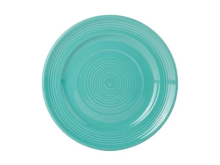 Tuxton CIA-090 Island Blue Concentrix China Plate 9" - 2 Doz 3 Tuxton CIA-090 Island Blue Concentrix China Plate 9" - 2 Doz