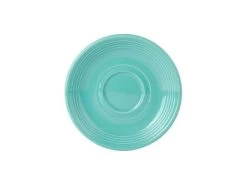 Tuxton CIE-060 Island Blue Concentrix China Saucer 6" - 2 Doz
