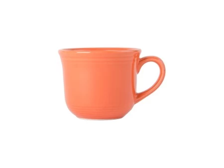 Tuxton CPF-0702 Papaya Concentrix China Round Cup 8 Oz. - 2 Doz 3 Tuxton CPF-0702 Papaya Concentrix China Round Cup 8 Oz. - 2 Doz