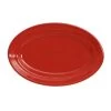 Tuxton CQH-096 Cayenne Concentrix Oval Platter 9-3/4" X 6-1/2" - 2 Doz