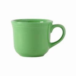 Tuxton CTF-0702 Cilantro Concentrix China Round Cup 8 Oz. - 2 Doz