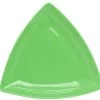 Tuxton CTZ-1248 Cilantro Concentrix China Triangle Plate 12-1/2" - 6 Pcs
