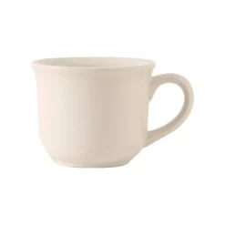 Tuxton CWF-0702 White Concentrix China Round Cup 8 Oz. - 2 Doz