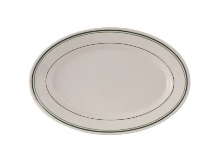 Tuxton TGB-013 Green Bay Oval Platter 11-5/8" X 8" - 1 Doz 3 Tuxton TGB-013 Green Bay Oval Platter 11-5/8" X 8" - 1 Doz