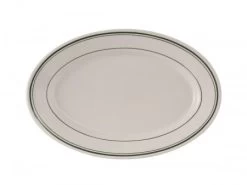 Tuxton TGB-014 Green Bay Oval Platter 12-5/8" X 8-3/4" - 1 Doz