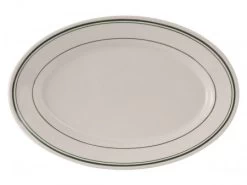 Tuxton TGB-042 Green Bay Oval Platter 15-3/4" X 11" - 6 Pcs