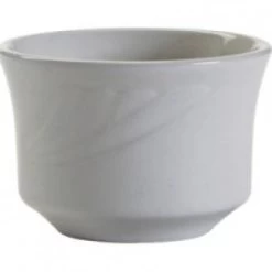 Tuxton YPB-0752 Sonoma Embossed China Bouillon Cup 7 Oz. - 3 Doz