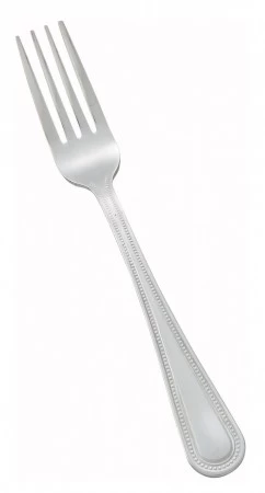 Winco 0005-05 Dots Heavy Weight 18/0 Stainless Steel Dinner Fork 6-1/4" - 1 Doz