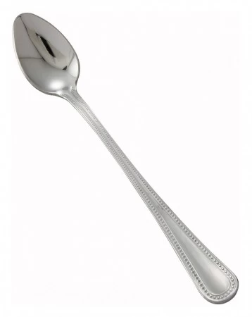 Winco 0036-02 Deluxe Pearl Extra Heavy Weight Stainless Steel Iced Teaspoon - 1 Doz