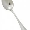 Winco 0036-09 Deluxe Pearl Heavy Weight Stainless Steel Demitasse Spoon - 1 Doz
