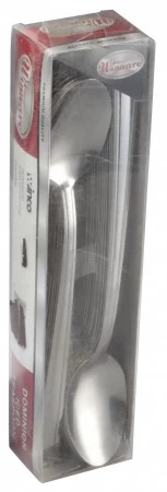 Winco 0081-02 Pack Of Dominion Heavy Weight Stainless Steel Iced Teaspoon - 2 Doz