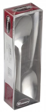 Winco 0082-03 Windsor Medium Weight Stainless Steel Dinner Spoon - 2 Doz
