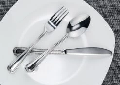 Winco Dots 5-Piece Heavy Weight Flatware Set - Service For 12