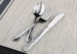 Winco Elegance 5-Piece Heavy Weight Flatware Set - Service For 12