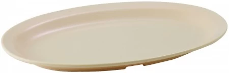 Winco MMPO-118 Tan Oval Melamine Platter 11-1/2" X 8" - 1 Doz 3 Winco MMPO-118 Tan Oval Melamine Platter 11-1/2" X 8" - 1 Doz