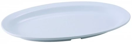 Winco MMPO-118W White Oval Melamine Platter 11-1/2" X 8" 3 Winco MMPO-118W White Oval Melamine Platter 11-1/2" X 8"