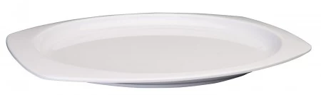 Winco MMPT-129W White Melamine Rectangular Platter 12-1/2" X 9" 3 Winco MMPT-129W White Melamine Rectangular Platter 12-1/2" X 9"