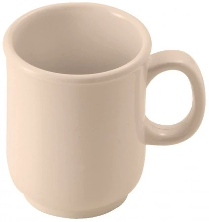 Winco MMU-8 Tan Bulbous Melamine Mug 8 Oz. - 1 Doz 3 Winco MMU-8 Tan Bulbous Melamine Mug 8 Oz. - 1 Doz